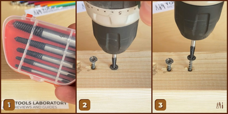 Remove a Stripped Phillips Screw — Use a screw extractor set